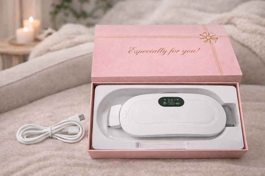 Warm Heating Pad for Period Cramps lifestyle detail